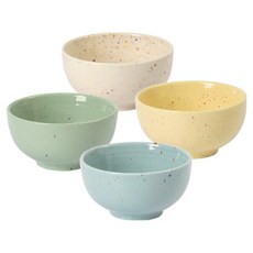 베로나 루체 대접 4종 세트 C, IVORY, YELLOW, GREEN, BLUE, 1세트