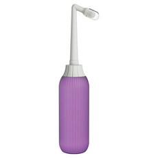 HanilMedical L형 노즐 간편세척 대용량 휴대용 비데 500ml, HL-PB500L(퍼플), 단순배송상품