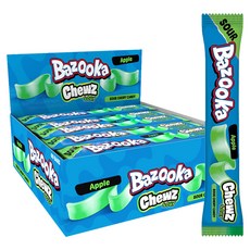 美國 Bazooka 酸蘋果味咀嚼糖, 24個, 14g