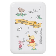 모란카노 디즈니 푸우 허니워크 디자인 고속 맥세이프 무선 충전 보조배터리 5000mAh C타입, 플레이