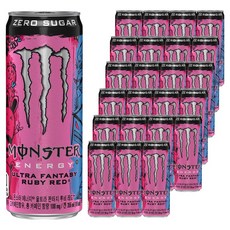 몬스터에너지 드링크 울트라 판타지 루비 레드, 24개, 355ml