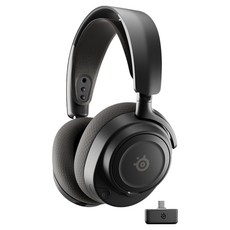 스틸시리즈 듀얼 무선 게이밍 헤드셋, Arctis Nova 7 Gen 2, BLACK
