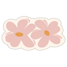 코다치프 플라워 규조토 흡수 빠른건조 미끄럼방지 욕실 발매트, 핑크해바라기, 1개