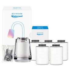 Water wel 洗手檯手持過濾器 濾芯 6入 連接頭