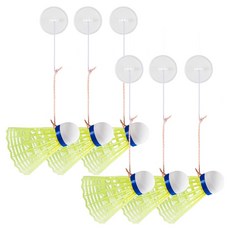 아케이바이 배드민턴 리턴콕 균형줄 3p + 탄성로프 40p + 셔틀콕 3p + 고정헤드 3p 세트, 2세트, 혼합색상, 3개입