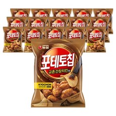 포테토칩 교촌간장치킨맛, 55g, 16개