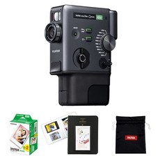 인스탁스 미니 에보 시네마 + 필름 20p + 2단앨범 + 로고파우치 세트, 1세트, 블랙
