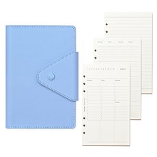 모모디 모먼트 프리미엄 만년형 플래너 6공 다이어리, 스카이, 1개 스카이, 1개