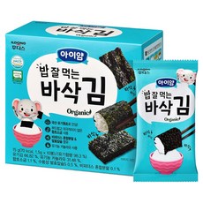 아이얌 일동후디스 밥 잘 먹는 바삭 김 10p, 1개, 15g, 김맛