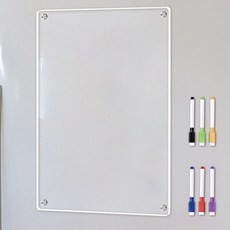 위드스타 냉장고 투명 아크릴 메모 캘린더 보드