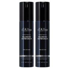 달바 남성용 화이트 트러플 밸런싱 워터 크림, 50ml, 2개 50ml, 2개