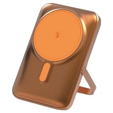 스카이 필 솔리드 반고체 맥세이프 10000mAh PD 20W 보조배터리, 오렌지, SKY-SW10