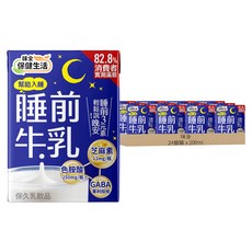 味全 保健生活 睡前牛乳, 24個裝, 200ml