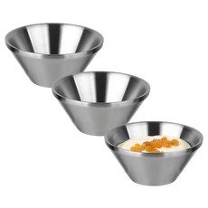 플라라 매트 더블월 빙수볼, 2호, 3개