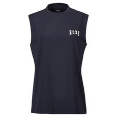 록시 여성용 빈티지 프린팅 래쉬가드 상의 RE21RE290BLK