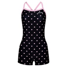 제테스 여성용 러빙하트 밸런스핏 X백 2부 실내수영복 PK950W23