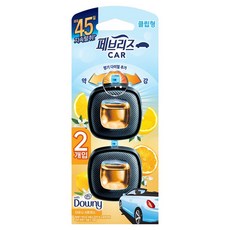 페브리즈 차량용 방향제 2.2ml x 2p, 1개, 다우니 시트러스
