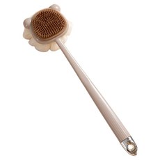 원이네 듀얼클린 양면 샤워 브러시 실리콘, 그레이, 1개, 1개입