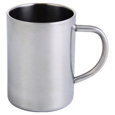 월드크린 스텐 304 양치 컵 400ml, 실버, 1개