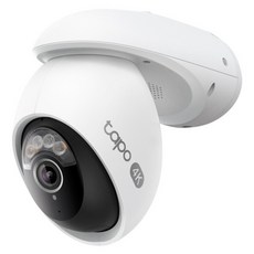 tapo 4K 800萬畫素 人臉辨識 AI偵測 360度攝影機/戶外Wi-Fi監視器, 1個, C560WS