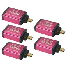 마하링크 HDMI to MICRO F / M 메탈 젠더, ML-H005, 5개