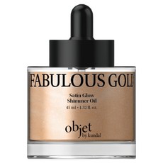 ObjetByKundal 緞面光澤奢華黃金光彩精油, 1個, 45ml