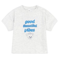 MilkBaby 굿바이브 곰돌이 티셔츠