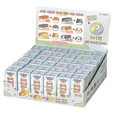 조선문방구 쓸수록 귀여운 동물이 되는 지우개, 36개, 랜덤발송