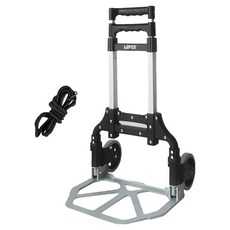 엘투리버스 슬림형 3단 접이식 핸드카트 LRH-070, 1개, 블랙