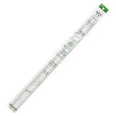 Clover 자유 곡선자 50cm 25-056, 투명, 1개