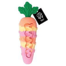 Meongyang 狗狗啾啾矽膠胡蘿蔔潔牙玩具