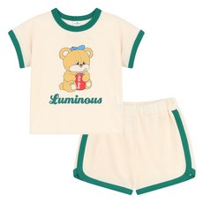 MilkBaby 활기찬 귀염 상하의 세트
