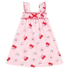 몰리멜리프렌즈 아동용 하트 체리 원피스 파자마