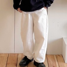 From I 兒童開衩弧形丹寧褲