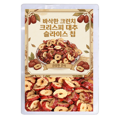 바삭한 크런치 크리스피 대추 슬라이스 칩, 300g, 1개