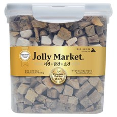 졸리마켓 반려동물 통살트릿, 500g, 1개, 혼합맛(닭고기/닭간/소간)