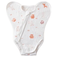 Starbean 新生兒拉鍊網眼包屁衣包巾 L