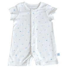 베이비앤아이 신생아용 하트 메쉬 반팔슈트