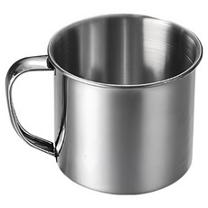 월드크린 스텐 304 라이트 양치 컵 350ml, 실버, 1개