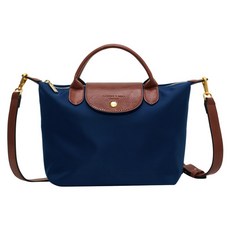 CAHRES&HEKA fashion 女款 韓系潮流手提水餃包/時尚質感防潑水側背包/肩背包/素面簡約通勤斜背包, 藍色