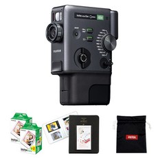 인스탁스 미니 에보 시네마 카메라 블랙 + 필름 40p + 2단앨범 + 로고파우치 세트, 1세트