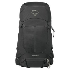 오스프리 남성용 스트라토스 등산배낭 36L, RAVEN BLACK