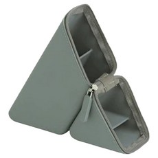 지니브 자석 고정 실리콘 스탠딩 필통, 그레이, 1개