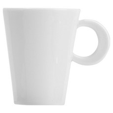 베르나르도 에퀴메 모르도레 에스프레소 컵 55ml, 화이트, 1개