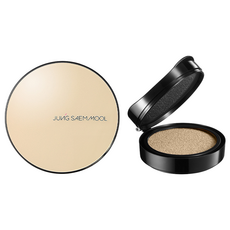 JUNG SAEM MOOL 鄭瑄茉 台灣公司貨 超持久光感裸膚氣墊粉餅 SPF50+ 附補充包, 13 冷白皮, 1個