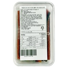 미니꼬 비건젤리 멀티컬러 사우어 롱롱 스틱, 300g, 1개