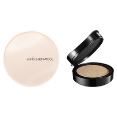 JUNG SAEM MOOL 鄭瑄茉 台灣公司貨 超持久光感遮瑕氣墊粉餅 SPF50+ 附補充包, 21 白皙裸膚, 1個