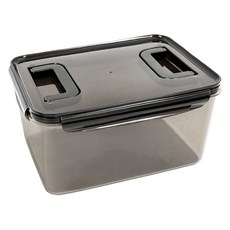 나누담 더 단단한 김치통 블랙 투핸들, 1개, 6.5L