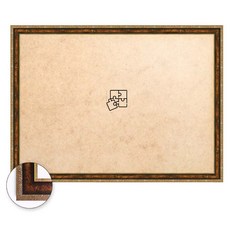 퍼즐피플 1000조각용 퍼즐액자 73.5 x 51 cm, 엔틱골드, 1개