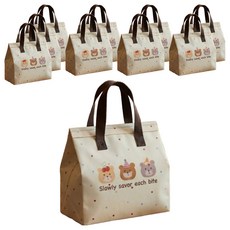 오브담 일회용 은박 보온보냉백, 삼순이, 10개